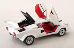 KK Scale 1:12 Lamborghini Countach LP 5000S QV 1985 White Diecast Model