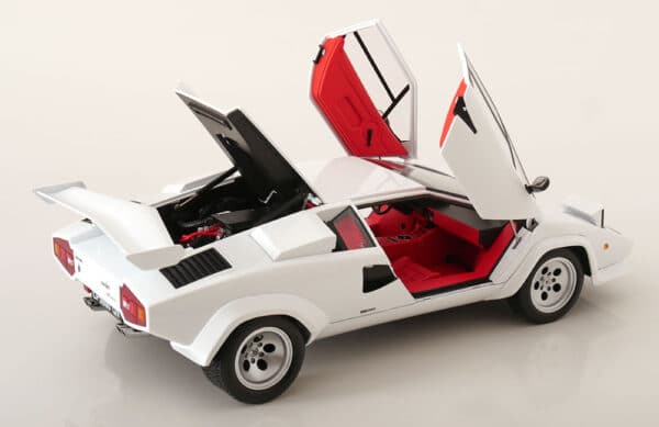 KK Scale 1:12 Lamborghini Countach LP 5000S QV 1985 White Diecast Model
