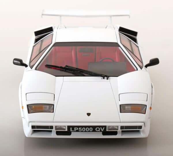 KK Scale 1:12 Lamborghini Countach LP 5000S QV 1985 White Diecast Model