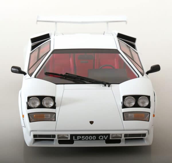 KK Scale 1:12 Lamborghini Countach LP 5000S QV 1985 White Diecast Model