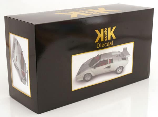KK Scale 1:12 Lamborghini Countach LP 5000S QV 1985 White Diecast Model