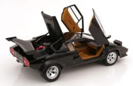 KK Scale 1:12 Lamborghini Countach LP 5000S QV 1985 Black Diecast Model