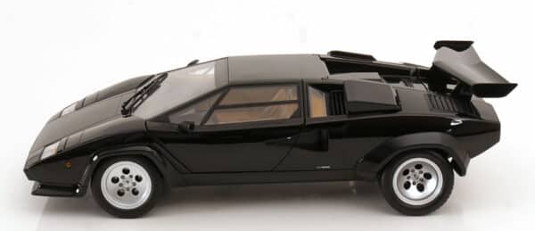 KK Scale 1:12 Lamborghini Countach LP 5000S QV 1985 Black Diecast Model