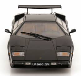 KK Scale 1:12 Lamborghini Countach LP 5000S QV 1985 Black Diecast Model