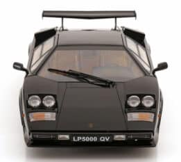 KK Scale 1:12 Lamborghini Countach LP 5000S QV 1985 Black Diecast Model