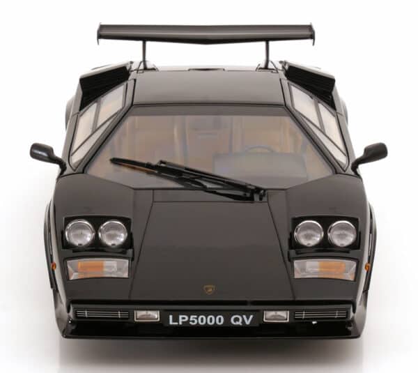 KK Scale 1:12 Lamborghini Countach LP 5000S QV 1985 Black Diecast Model