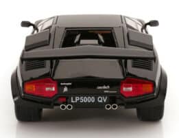 KK Scale 1:12 Lamborghini Countach LP 5000S QV 1985 Black Diecast Model