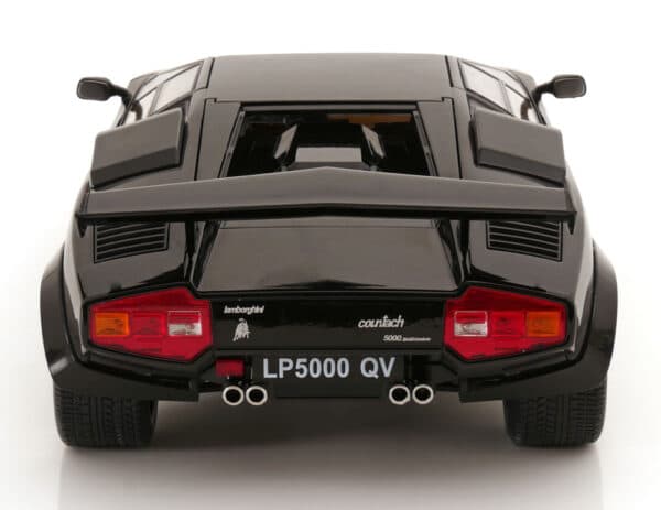 KK Scale 1:12 Lamborghini Countach LP 5000S QV 1985 Black Diecast Model