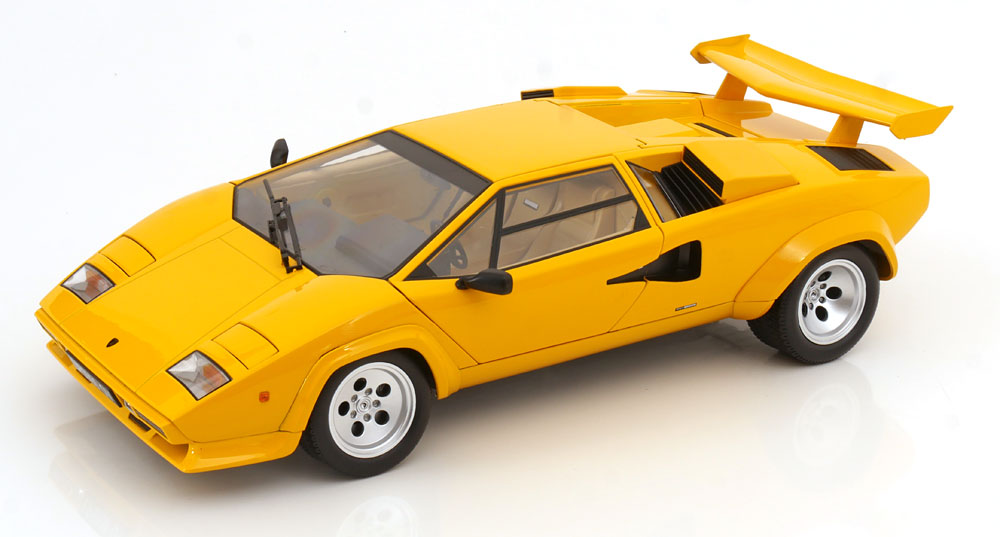 【超安い】 KK Scale Yellow 1985 QV 5000S LP Countach Lamborghini 1:12 乗用車