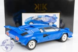 KKDC120145 KK Scale 1_12 Lamborghini Countach LP 5000S QV 1985 Blue Diecast Model