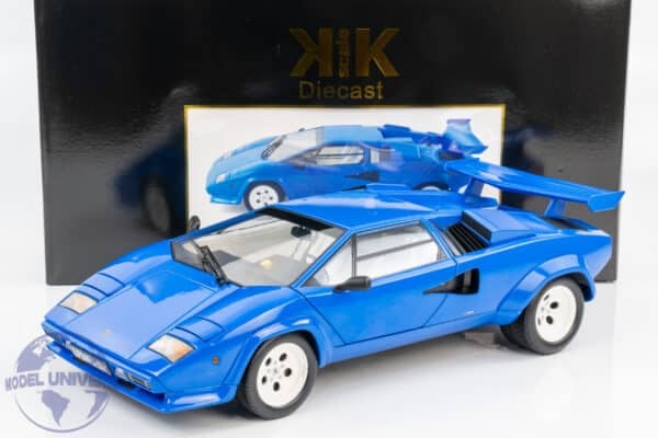 KKDC120145 KK Scale 1_12 Lamborghini Countach LP 5000S QV 1985 Blue Diecast Model 4