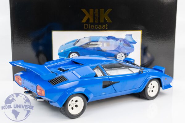 KK Scale - 1:12 Lamborghini Countach LP5000S QV 1985 Blue - Diecast Model 7 KKDC120145 KK Scale 1_12 Lamborghini Countach LP 5000S QV 1985 Blue Diecast Model