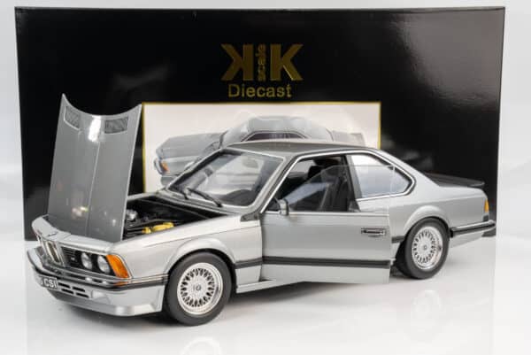 Alternative view of KK Scale - 1:12 BMW M635 CSI 1987 Grey Metallic (KKDC120162) Diecast Model