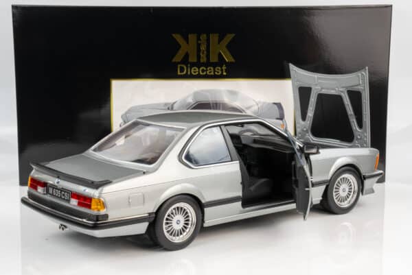 KK Scale - 1:12 BMW M635 CSI Alpina Rims 1987 Grey Metallic (KKDC120162A) Diecast Model 12 KK Scale - 1:12 BMW M635 CSI Alpina Rims 1987 Grey Metallic (KKDC120162A) Diecast Model