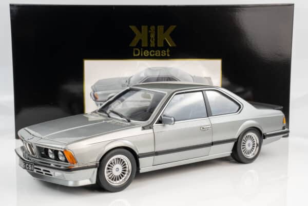 KK Scale - 1:12 BMW M635 CSI Alpina Rims 1987 Grey Metallic (KKDC120162A) Diecast Model