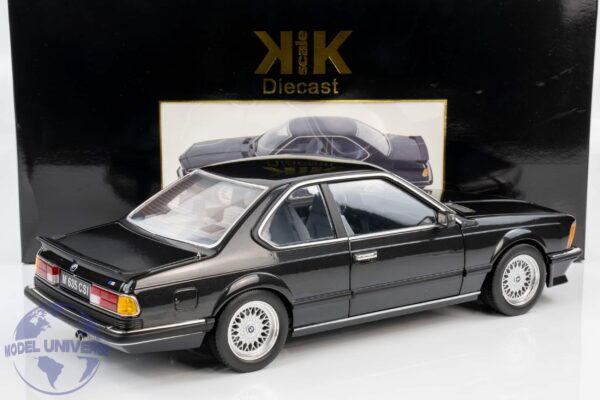 KK Scale - 1:12 BMW M635 CSI 1987 Black Metallic (KKDC120163) Diecast Model 13 KKDC120163 KK Scale bmw m 635csi black 2