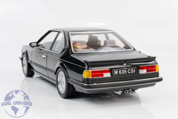 KK Scale - 1:12 BMW M635 CSI 1987 Black Metallic (KKDC120163) Diecast Model 17 KKDC120163 KK Scale bmw m 635csi black 8