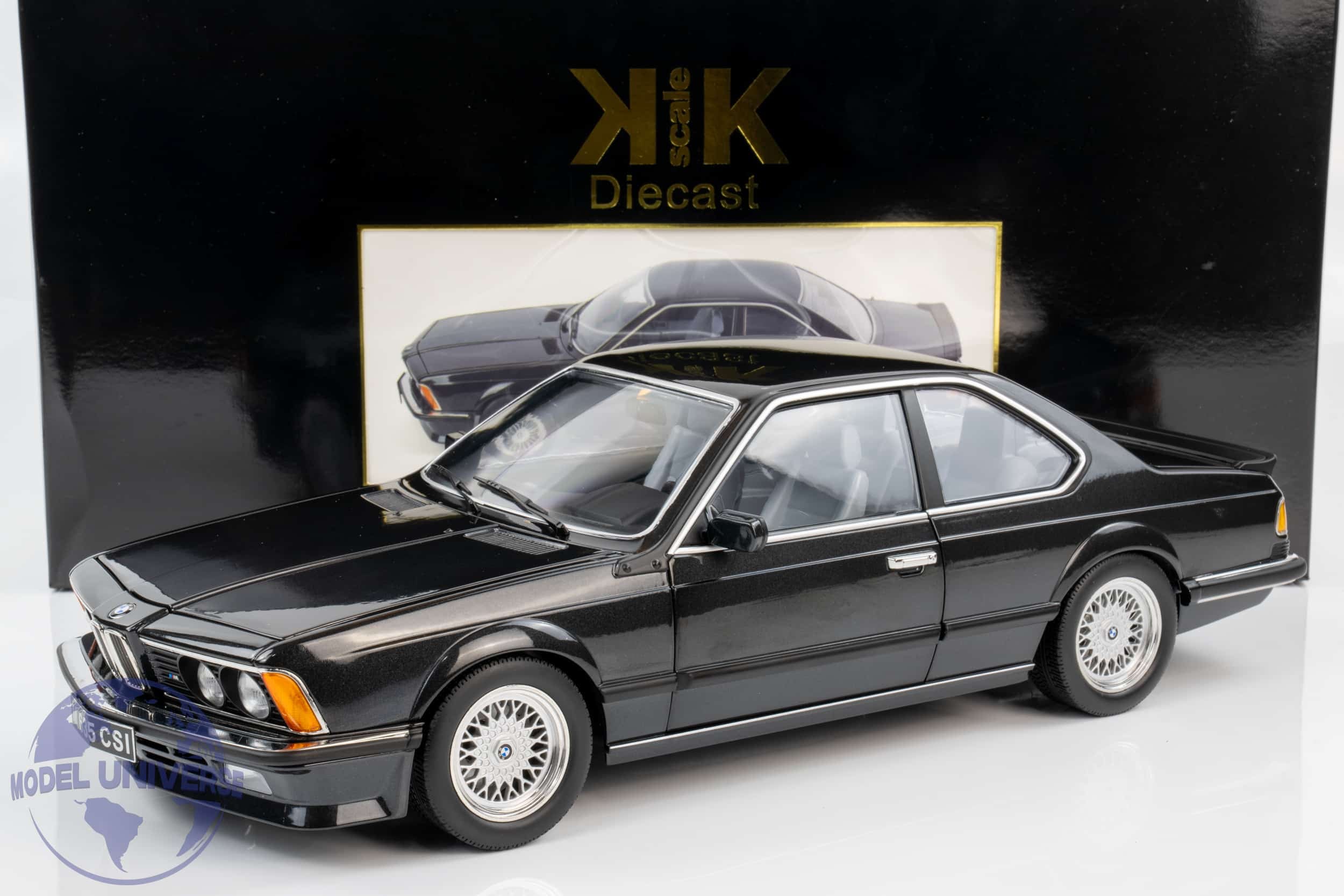 KK Scale - 1:12 BMW M635 CSI 1987 Black Metallic - Diecast Model