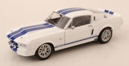 Ford Mustang Shelby GT500 1967 White/Blue - 1:12 Scale Diecast Model by KK Scale