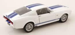 Ford Mustang Shelby GT500 1967 White/Blue - 1:12 Scale Diecast Model by KK Scale