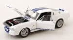 1:12 Ford Mustang Shelby GT500 1967 White/Blue - Diecast Model - KK Scale