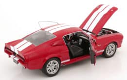 Ford Mustang Shelby GT500 1967 Red/White- 1:12 Scale Diecast Model by KK Scale