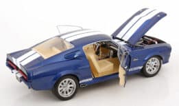 KK Scale - 1:12 Ford Mustang Shelby GT500 1967 Blue/White - Diecast Model
