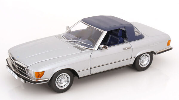 KK Scale 1:12 Mercedes 450 SL (R107) EU Version Soft Top 1985 Silver (KKDC120181) Diecast Model 11 KK Scale 1:12 Mercedes 450 SL (R107) EU Version Soft Top 1985 Silver (KKDC120181) Diecast Model