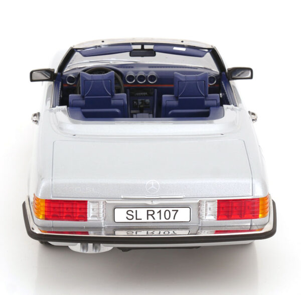 KK Scale 1:12 Mercedes 450 SL (R107) EU Version Soft Top 1985 Silver (KKDC120181) Diecast Model 17 KK Scale 1:12 Mercedes 450 SL (R107) EU Version Soft Top 1985 Silver (KKDC120181) Diecast Model