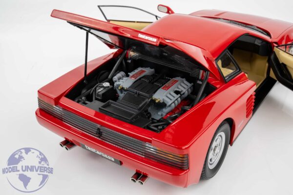 KK Scale - 1:12 Ferrari Testarossa Red 1986 - Diecast Model 13 KKDC120201