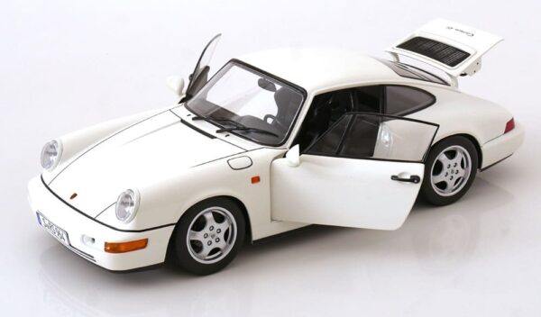 KK Scale – 1:12 Porsche 911 (964) RS with Cup Rims 1992 White – Diecast Model 4 KKDC120241CB