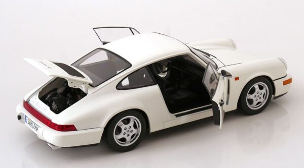 KK Scale – 1:12 Porsche 911 (964) RS with Cup Rims 1992 White – Diecast Model 5 KKDC120241CC