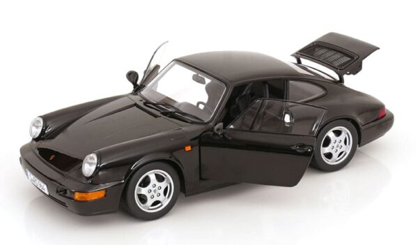 KK Scale – 1:12 Porsche 911 (964) RS with Cup Rims 1992 Black – Diecast Model 4 KKDC120243CB