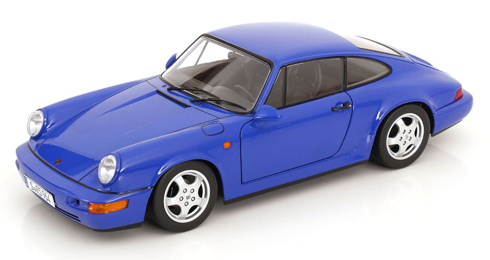 KK Scale – 1:12 Porsche 911 (964) RS with Cup Rims 1992 Blue – Diecast Model