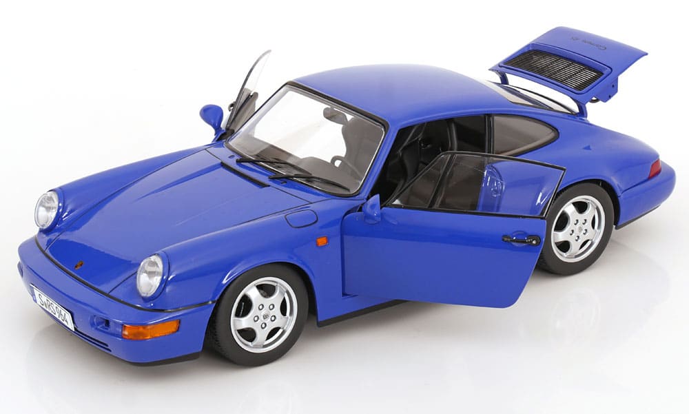 KK Scale – 1:12 Porsche 911 (964) RS with Cup Rims 1992 Blue – Diecast Model 2 KKDC120244CB