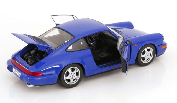 KK Scale – 1:12 Porsche 911 (964) RS with Cup Rims 1992 Blue – Diecast Model 5 KKDC120244CC