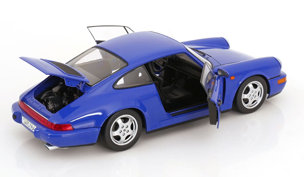 KK Scale – 1:12 Porsche 911 (964) RS with Cup Rims 1992 Blue – Diecast Model 3 KKDC120244CC