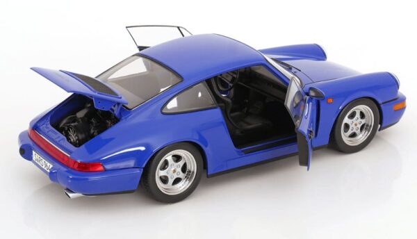 KK Scale - 1:12 Porsche 911 (964) RS with Speedline Rims 1992 Blue - Diecast Model 5 KKDC120244SC