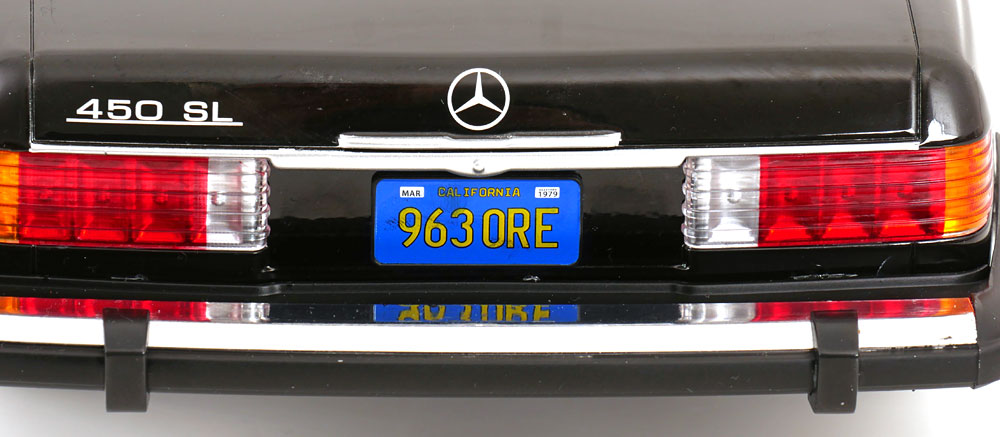 KK Scale 1:12 Mercedes 450 SL (R107) US Version American Gigolo 1979 Black Soft Top (KKDC120262) Diecast Model 10 KK Scale 1:12 Mercedes 450 SL (R107) US Version American Gigolo 1979 Black Soft Top (KKDC120262) Diecast Model - Image 10