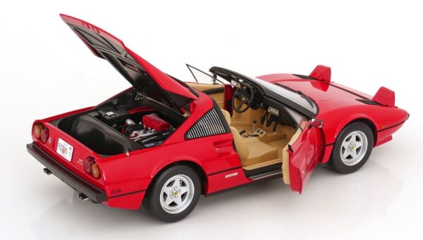KK Scale – 1:12 Ferrari 308 GTS QV US Version from the TV Series Magnum P.I. 1982 Red – Diecast Model 8 KKDC120271D