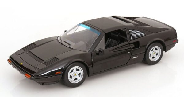 KK Scale – 1:12 Ferrari 308 GTS QV US Version from Against All Odds 1982 Black – Diecast Model 6 KKDC120273B