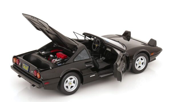KK Scale – 1:12 Ferrari 308 GTS QV US Version from Against All Odds 1982 Black – Diecast Model 8 KKDC120273D