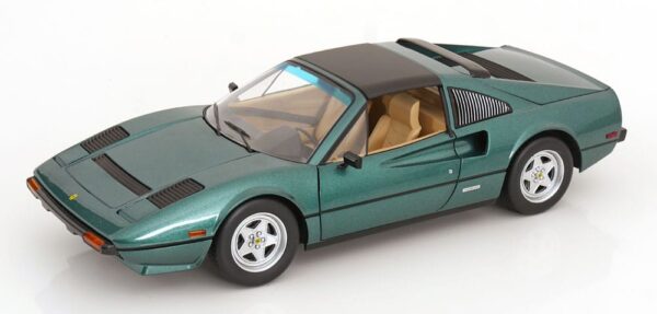 KK Scale – 1:12 Ferrari 308 GTS QV US Version from the TV Series Magnum P.I. 1982 Green Metallic – Diecast Model 6 KK Scale – 1:12 Ferrari 308 GTS QV US Version from the TV Series Magnum P.I. 1982 Green Metallic – Diecast Model