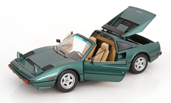 KK Scale – 1:12 Ferrari 308 GTS QV US Version from the TV Series Magnum P.I. 1982 Green Metallic – Diecast Model 7 KK Scale – 1:12 Ferrari 308 GTS QV US Version from the TV Series Magnum P.I. 1982 Green Metallic – Diecast Model