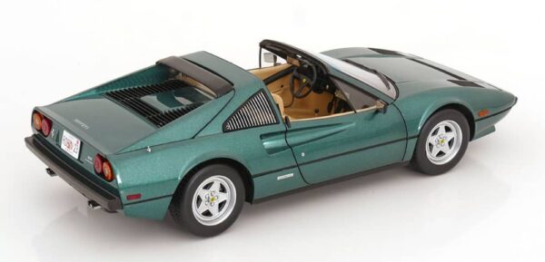 KK Scale – 1:12 Ferrari 308 GTS QV US Version from the TV Series Magnum P.I. 1982 Green Metallic – Diecast Model 9 KK Scale – 1:12 Ferrari 308 GTS QV US Version from the TV Series Magnum P.I. 1982 Green Metallic – Diecast Model