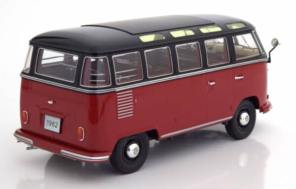 KK Scale - 1:18 VW T1 Samba Bus  1959  red/black