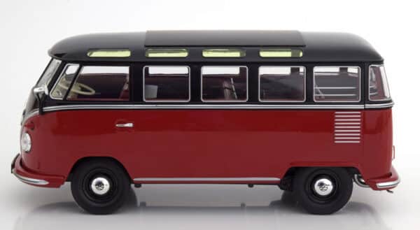 KK Scale - 1:18 VW T1 Samba Bus  1959  red/black