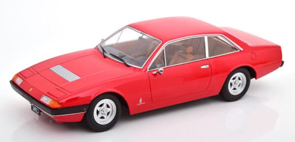 kk scale - 1:18 ferrari 365 gt4 2+2 1972 red (brown interior)