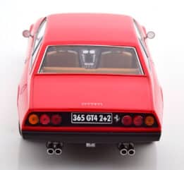 kk scale - 1:18 ferrari 365 gt4 2+2 1972 red (brown interior)