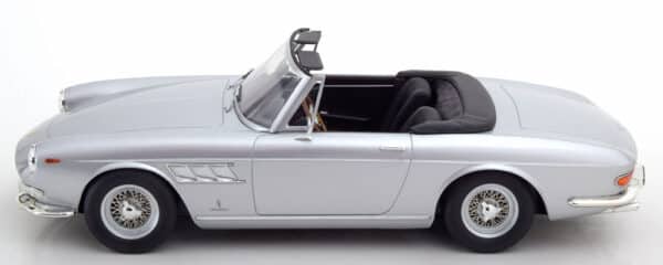 kk scale - 1:18 ferrari 275 gts pininfarina spyder 1964 silver with spoke wheeks ltd edn 500
